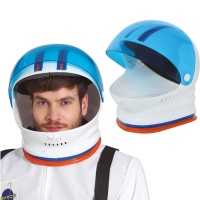 Astronautenhelm mit blauem Visier