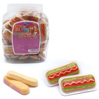 Gummibärchen Hot Dog 10 gr - 50 Einheiten