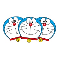 Doraemon-Masken - 6 Stück