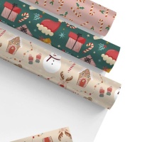 Weihnachtsgeschenkpapier 2,00 x 0,70 m - 1 St.