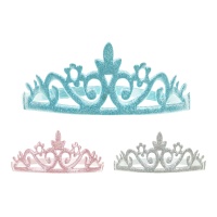 Glitzernde Prinzessinnen-Tiaras - 3 Stück