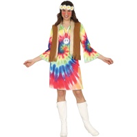 Hippie Blumenkostüm für Frauen