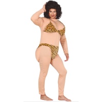 Leopard Bikini Drag Fancy Dress Kostüm für Männer