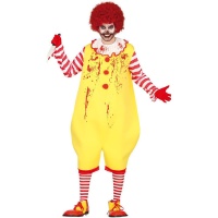 Finsterer Killer Clown Kostüm für Männer