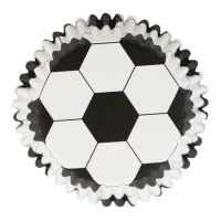 Fußball-Cupcake-Kapseln - PME - 30 Stück.