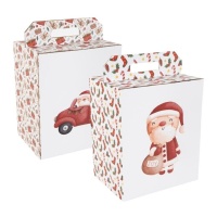 Weihnachten Niedliche Stapelbox 34,5 x 28 x 21 cm - 1 St.