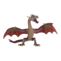 Roter Drache Tortenaufleger 14,5 x 9 x 10,3 cm - 1 Stück