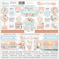 Sunset Beach Message Stickers - Mintay Papers - 1 Blatt