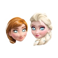 Frozen Elsa und Anna Gesichter - 6 Stück