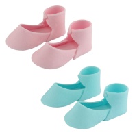 Baby-Schuh-Zuckerfiguren - PME - 2 Stk.