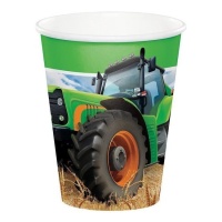 Traktor Becher 250 ml - 8 Stück