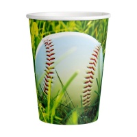 Baseball-Becher 250 ml - 8 Stück