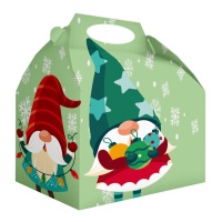 Weihnachtselfenbox für Süßigkeiten 20 x 16 x 11 cm - 12 Stück