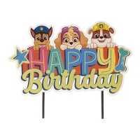 Paw Patrol Happy Birthday Topper - Dekora