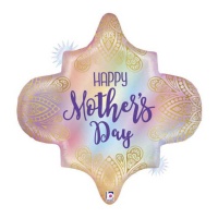 Happy Mother's Day Boho Ballon 60x66 cm - Grabo