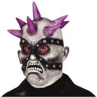 Latex Punk Zombie Maske