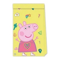 Peppa Pig Papiertüten - 4 Stück