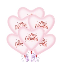 Ich liebe dich Herz Latexballons 30cm - Sempertex - 12 Stk.