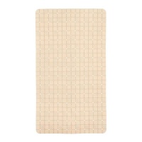 Beige karierte Anti-Rutsch-Duschmatte 67,7 x 38,5 cm