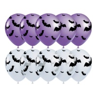 Halloween Latex Fledermaus Latexballons 30 cm - Party Liebe - 10 Stk.