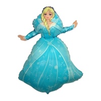 Schneeprinzessin Blond Ballon 90 x 62 cm - Conver Party