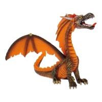 Oranger Drache Tortenfigur