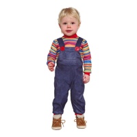 Chucky Kostüm mit Jumpsuit für Babys