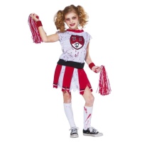 Zombie Cheerleader Kostüm für Mädchen